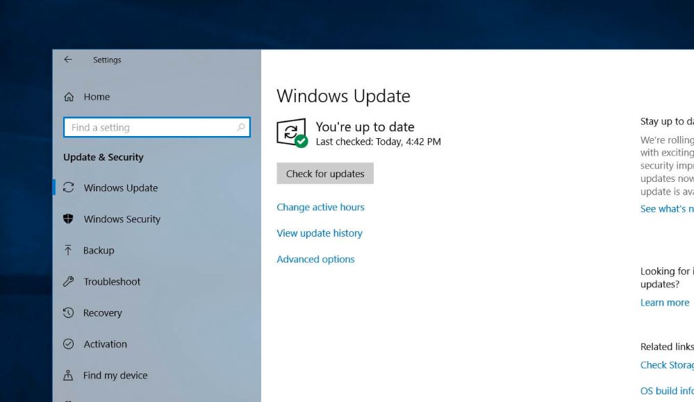 windows 10 cumulative update failed