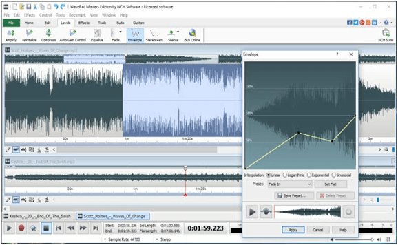 wavepad sound editor windows 10 free