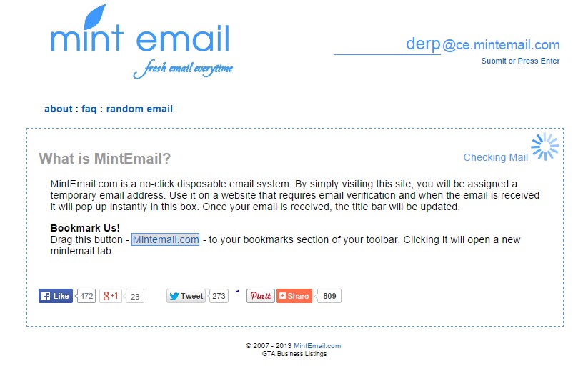 random email generator with inbox