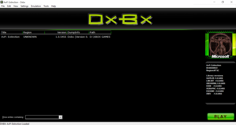 emulator xbox original cxbx reloaded
